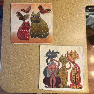 Turkish Upholstery Cat Pillow Covers for 18" Pillows: New